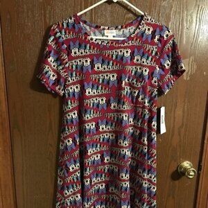 Lularoe NWT Disney Carly Minnie Mouse woman’s XS